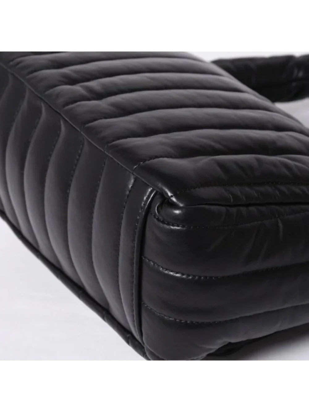 Balenciaga Monaco Shoulder Bag Black Silver Calfskin